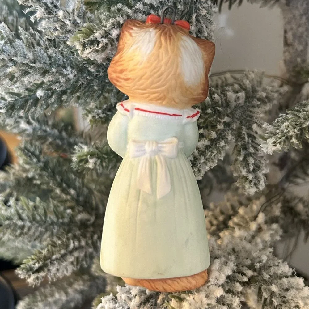 Hallmark Keepsake Christmas Ornaments Lot of 5 Holiday Santa Cats Nutcracker